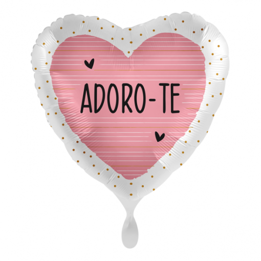 Balão Foil 43cm 'Adoro-te'