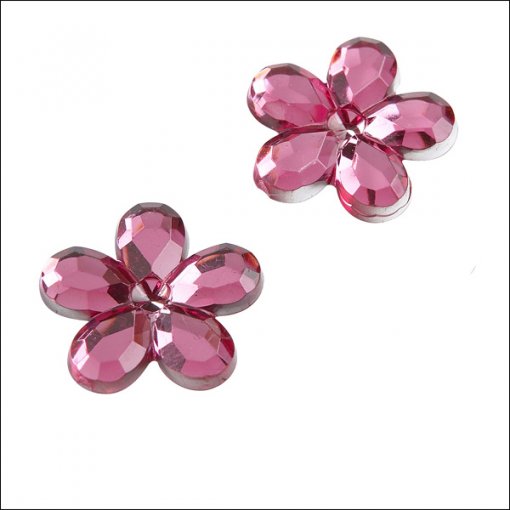 22 Decorações de mesa Flores (2cm) Rosa