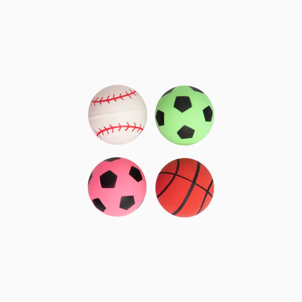 4 Bolas Saltitonas Bolas Desporto - Cor Sortida