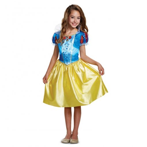 Fato Branca de Neve (Princesas Disney) Classic Idade 7-8 Anos
