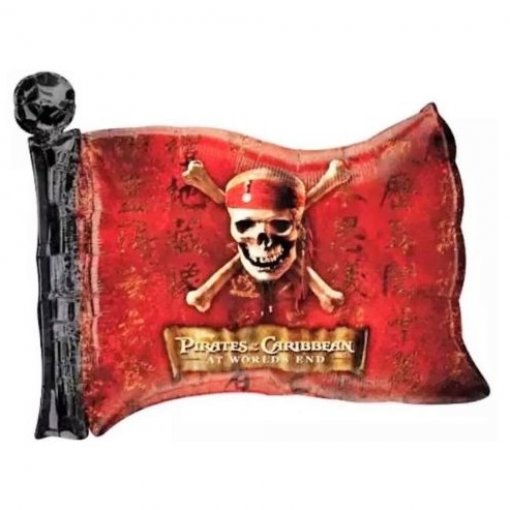 Balão Foil P38 SuperShape Bulk - Pirata das Caraíbas