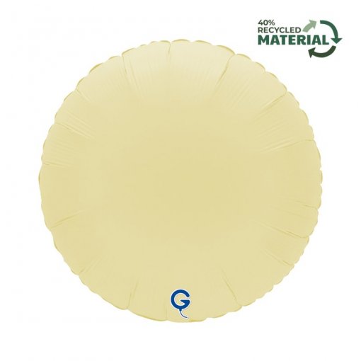Balão Foil 18'' Coração Soft Matte French Butter - Manteiga