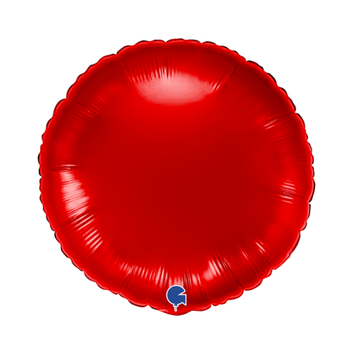 Balão Foil Redondo 18'' Red - Vermelho