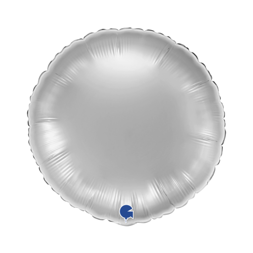 Balão Foil Redondo 18'' Silver - Prateado