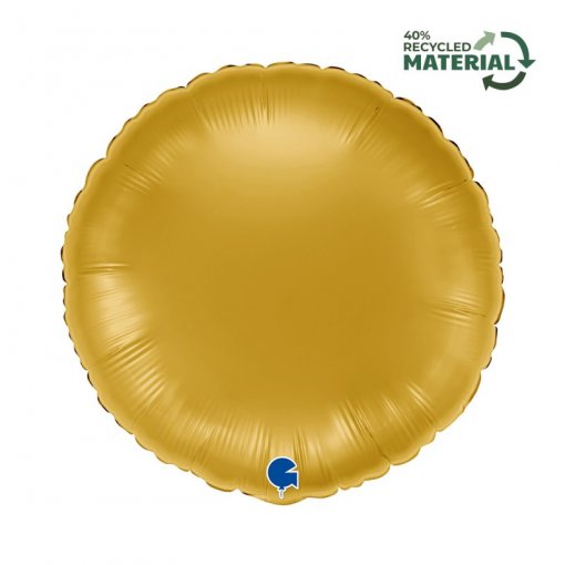 Balão Foil Redondo 18'' Gold 5 - Dourado