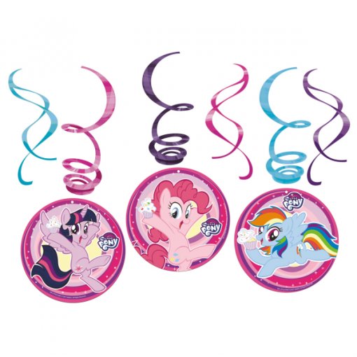 6 Espirais Decorativas My Little Pony