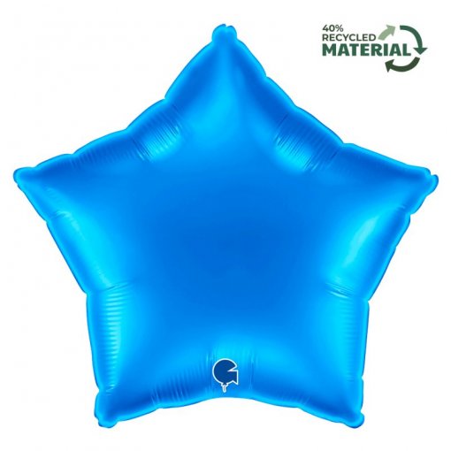 Balão Foil 18'' Estrela Blue - Azul