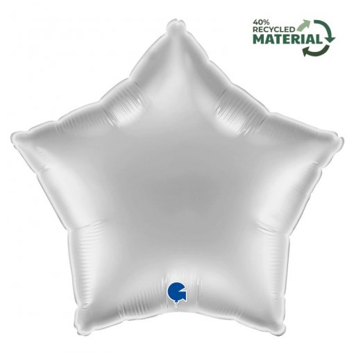 Balão Foil 18'' Estrela Silver - Prateada