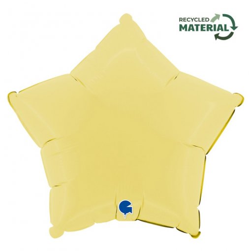 Balão Foil 18' Estrela Matte Yellow - Amarelo