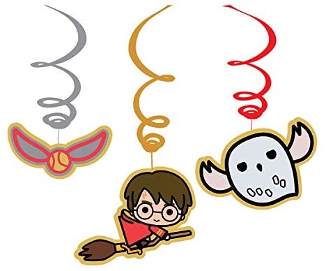 6 Espirais Decorativas Harry Potter