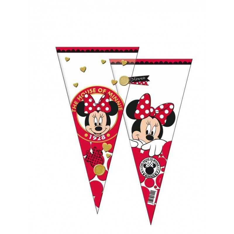 100 Sacos Celofane 20x40 Minnie Mouse