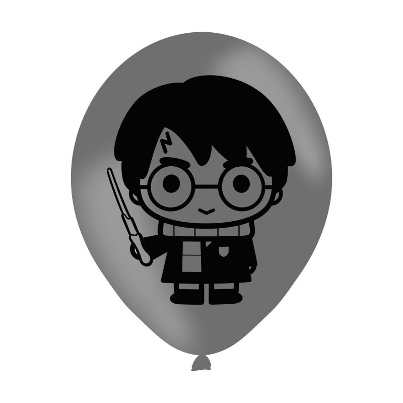 6 Balões Latex 11'' Harry Potter