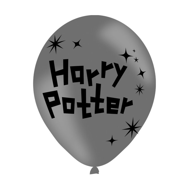 6 Balões Latex 11'' Harry Potter