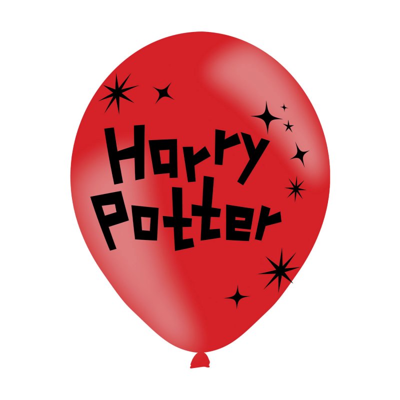 6 Balões Latex 11'' Harry Potter