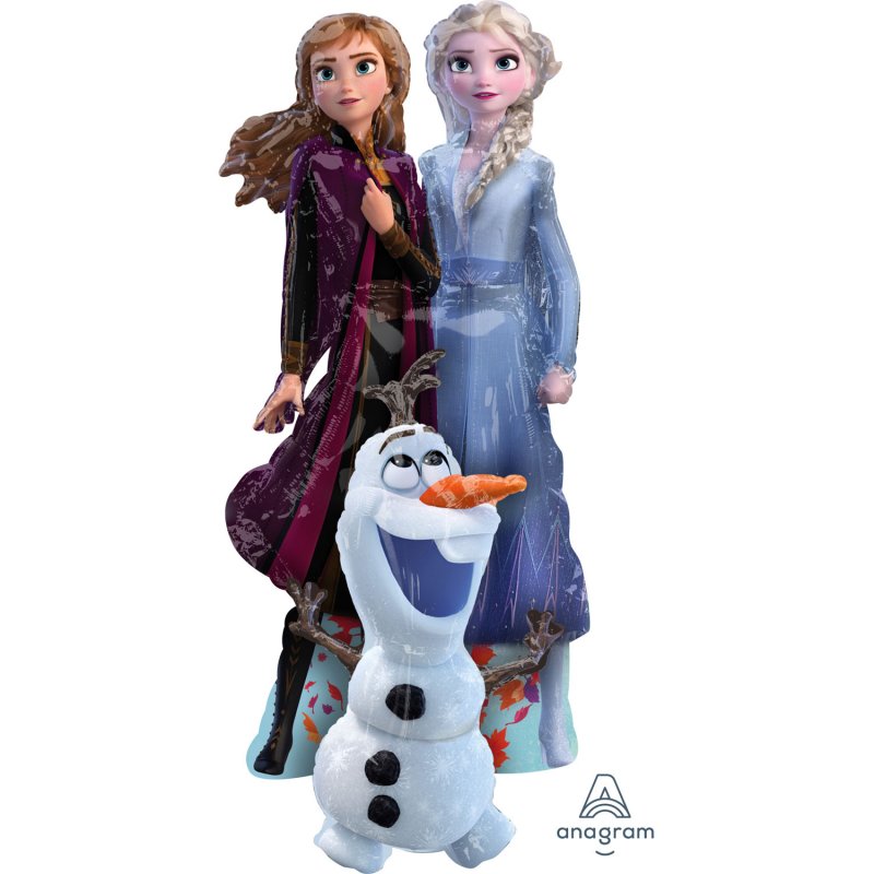 Balão Foil Airwalker Frozen ll Elsa Anna & Olaf