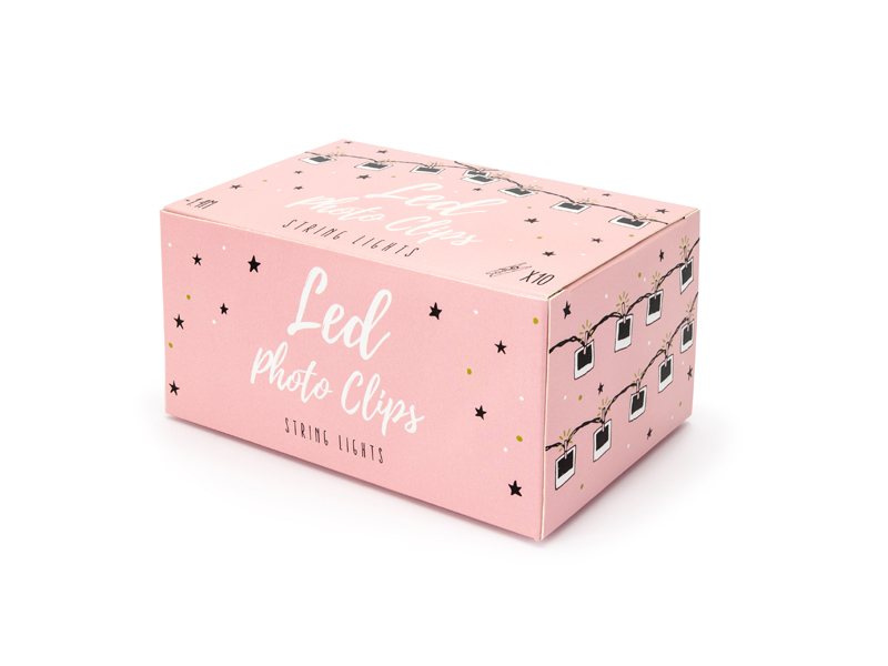 Clips para fotografias com LED - 1,4 metros