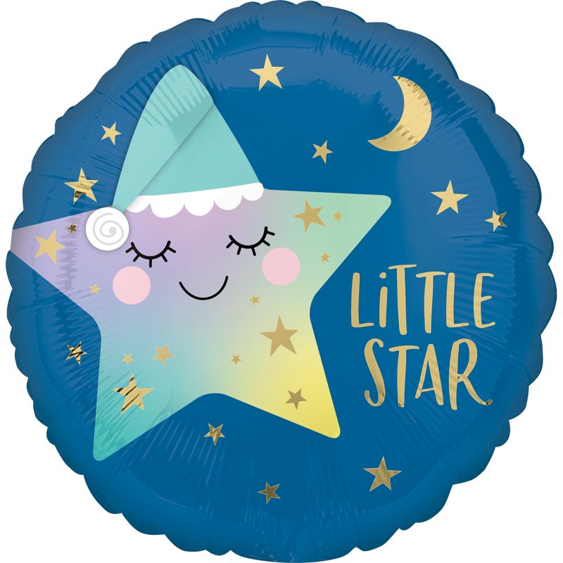 Balão Foil S40 Sleepy Little One Baby Shower