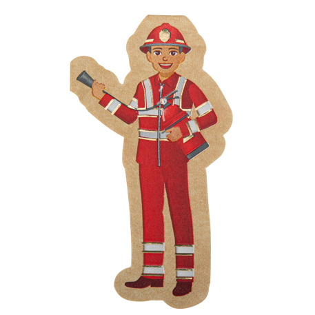 16 Guardanapos 32.5x17.5cm Bombeiros
