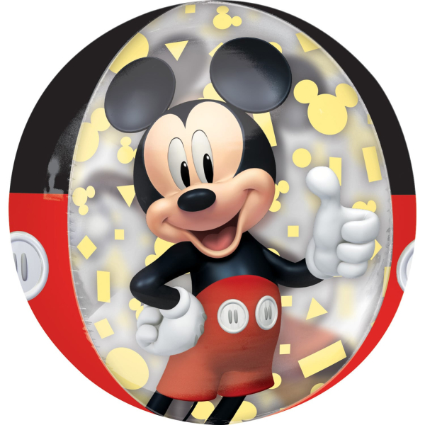 Balão Foil Orbz 38x40cm Mickey Mouse Forever