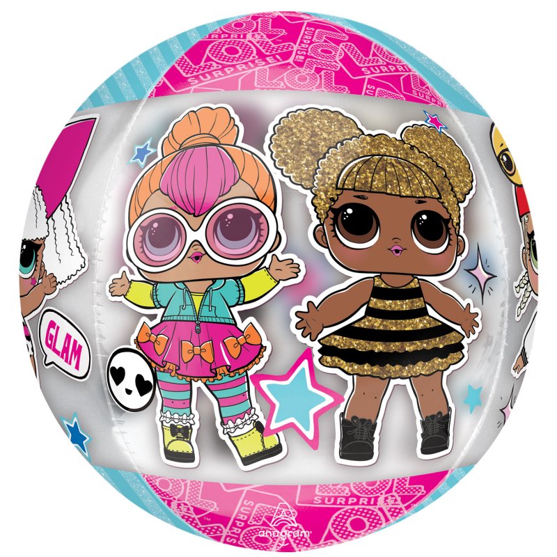 Balão Foil Orbz 38x40cm LOL Surprise! Glam