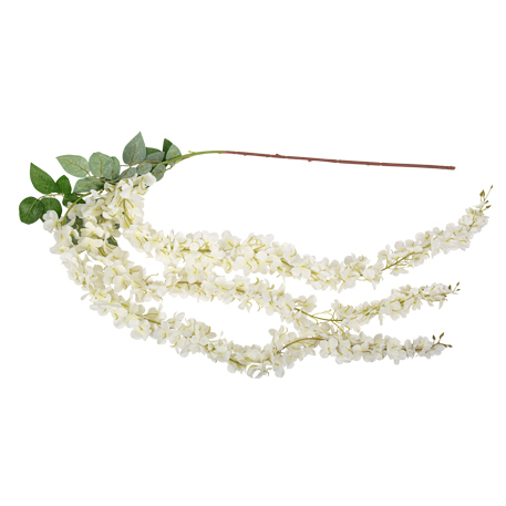 Flores de Acácia 95cm Branco