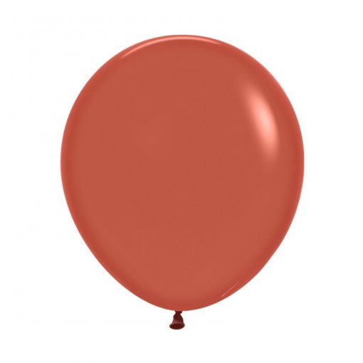 15 Balões latex R18 (45cm) - Terracotta - 072