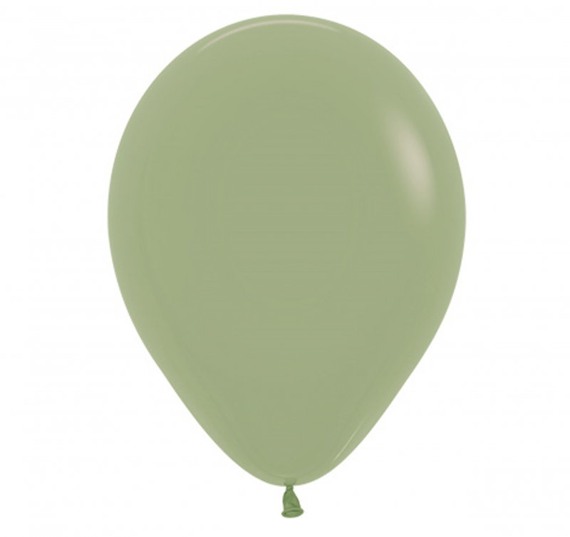 50 Balões latex R12 (30cm) - Eucalyptus - 027