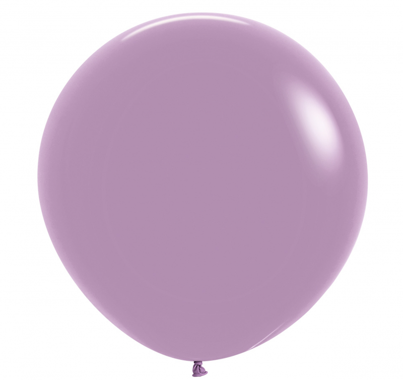 10 Balões latex R24 (60cm) - Pastel Dusk Lavender - 150