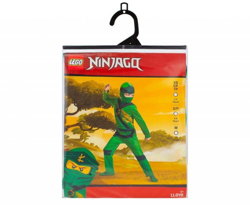Fato Lloyd Lego Ninjago Idade 3-4 Anos
