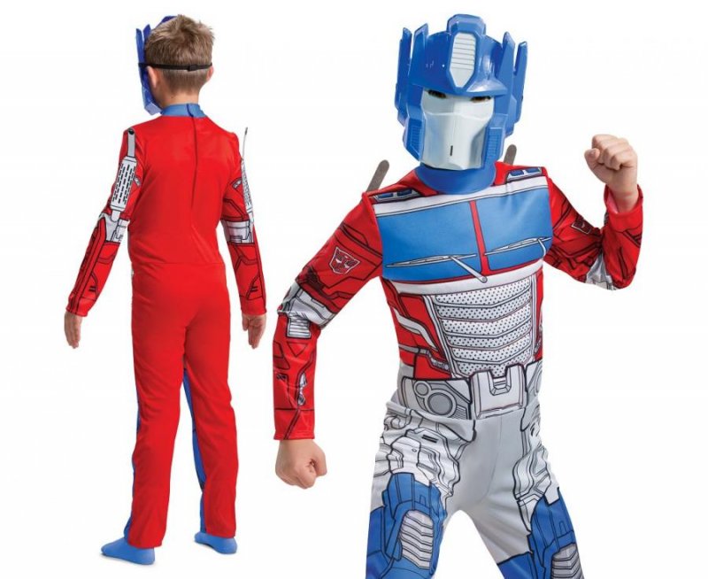 Fato Optimus Transformers Idade 7-8 Anos