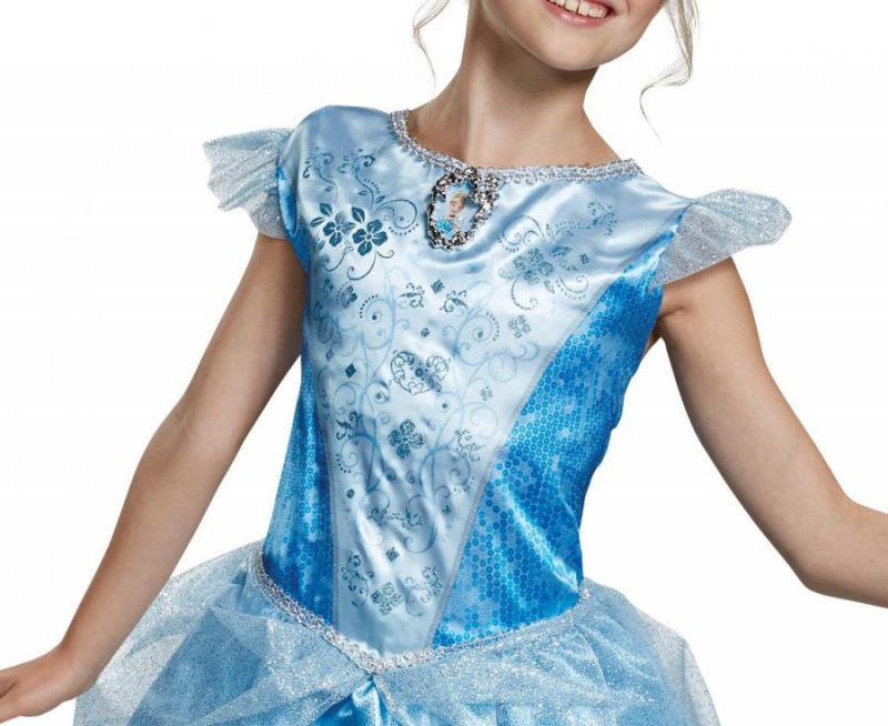 Fato Cinderela (Princesas Disney) Idade 7-8 Anos