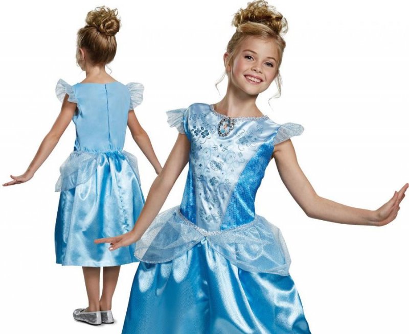 Fato Cinderela (Princesas Disney) Idade 3-4 Anos