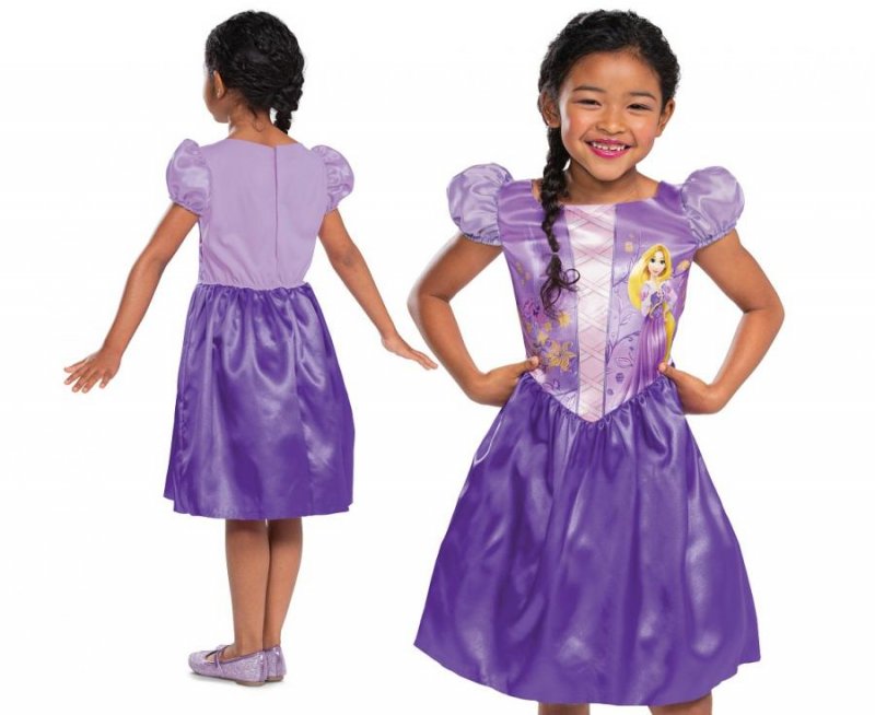 Fato Rapunzel (Princesas Disney) Idade 5-6 Anos