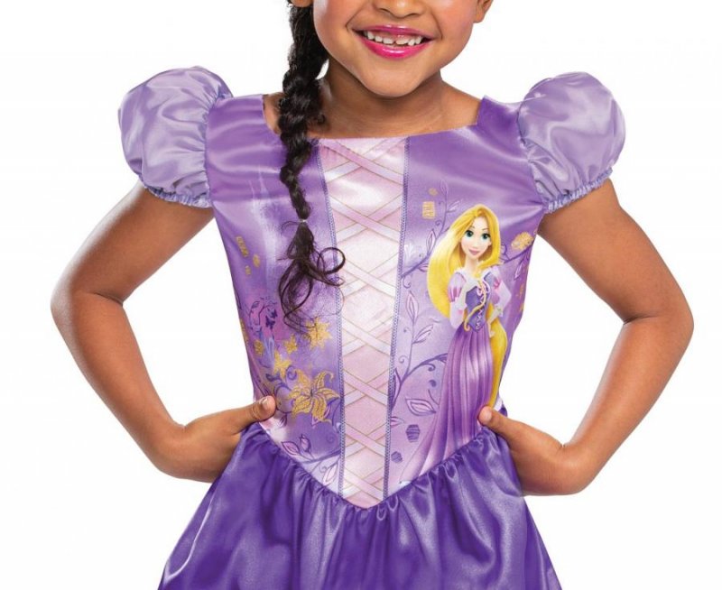 Fato Rapunzel (Princesas Disney) Idade 5-6 Anos
