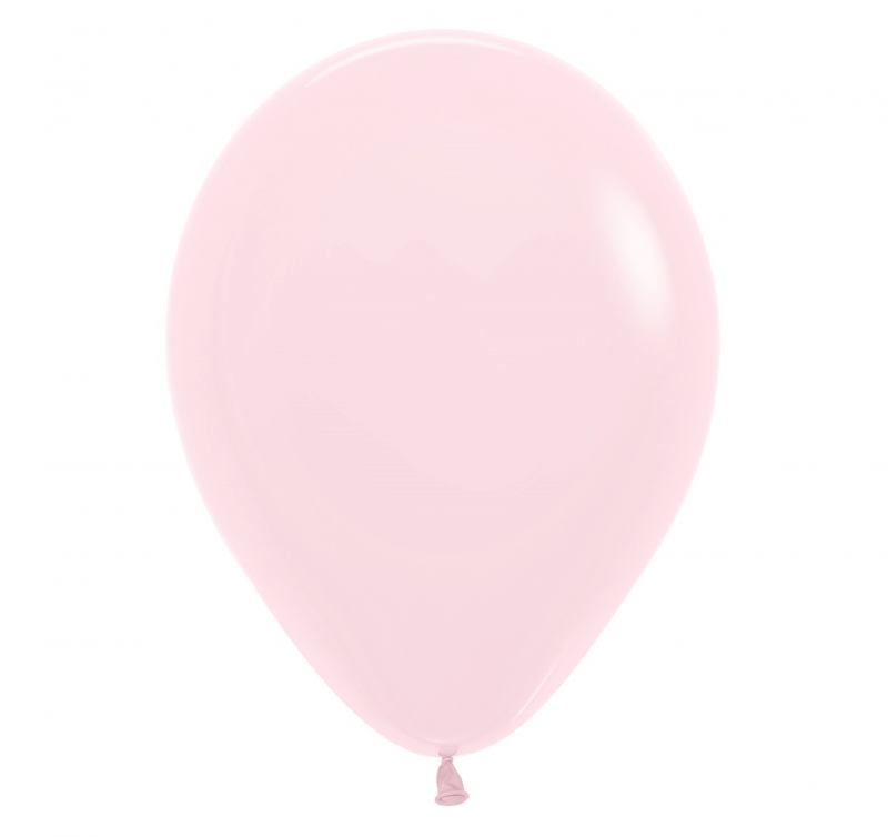 50 Balões latex R12 (30cm) - Pastel Matte Pink - 609
