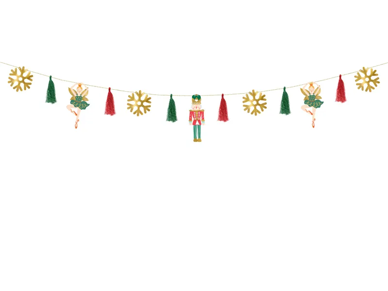 Grinalda papel 2m Nutcracker - Natal