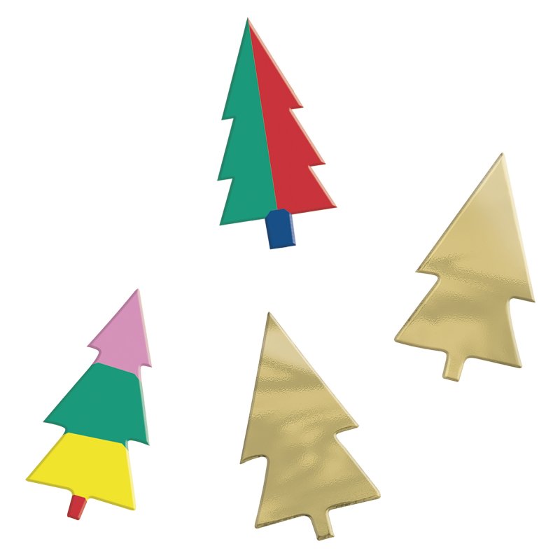 56g Confettis Natal coloridos