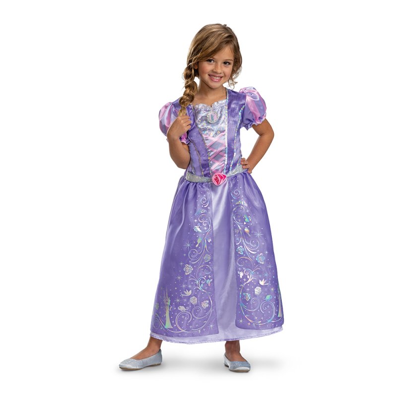 Fato Rapunzel (Princesas Disney) Idade 7-8 Anos