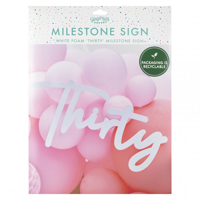 Decoração de arco de balões 'Thirty'