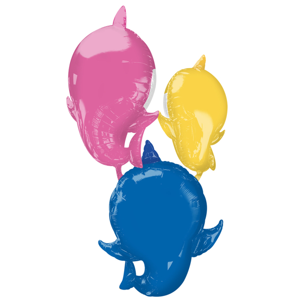 Balão Foil Airwalker 91x167cm Baby Shark