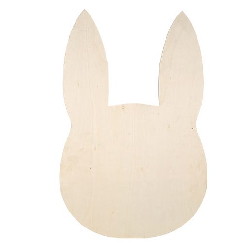 Bandeja de madeira Coelho 57 x 37cm - Páscoa