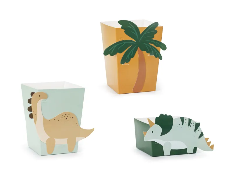 6 Caixas de Pipocas Dinossauros