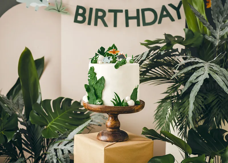 3 Velas de Aniversário 3cm Dinossauros