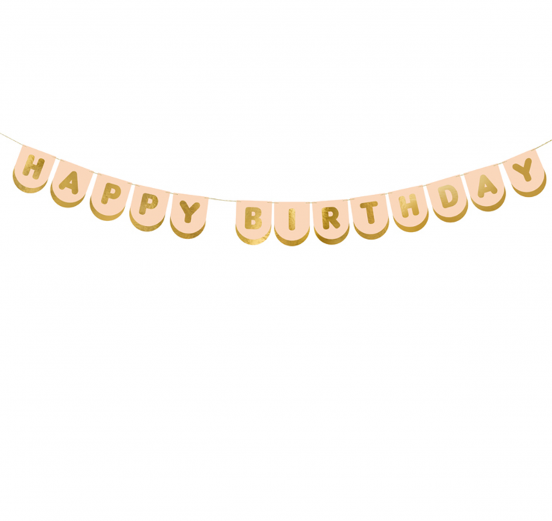 Grinalda Happy Birthday 13x150cm Cavalos