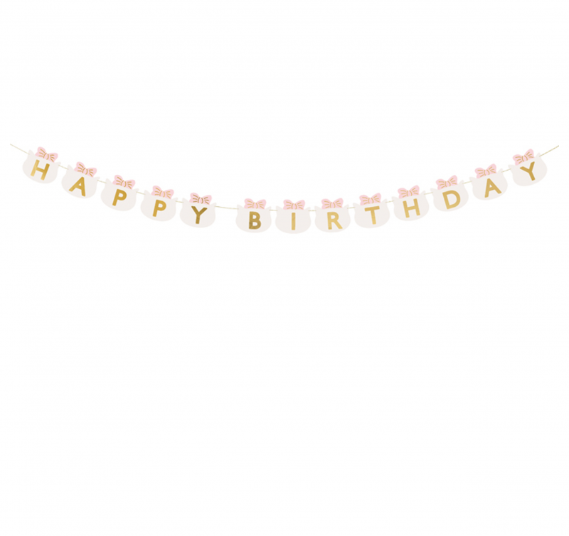 Grinalda Happy Birthday 2,80m Gatos