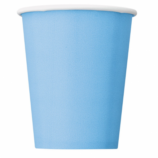 14 Copos 267ml Azul Claro