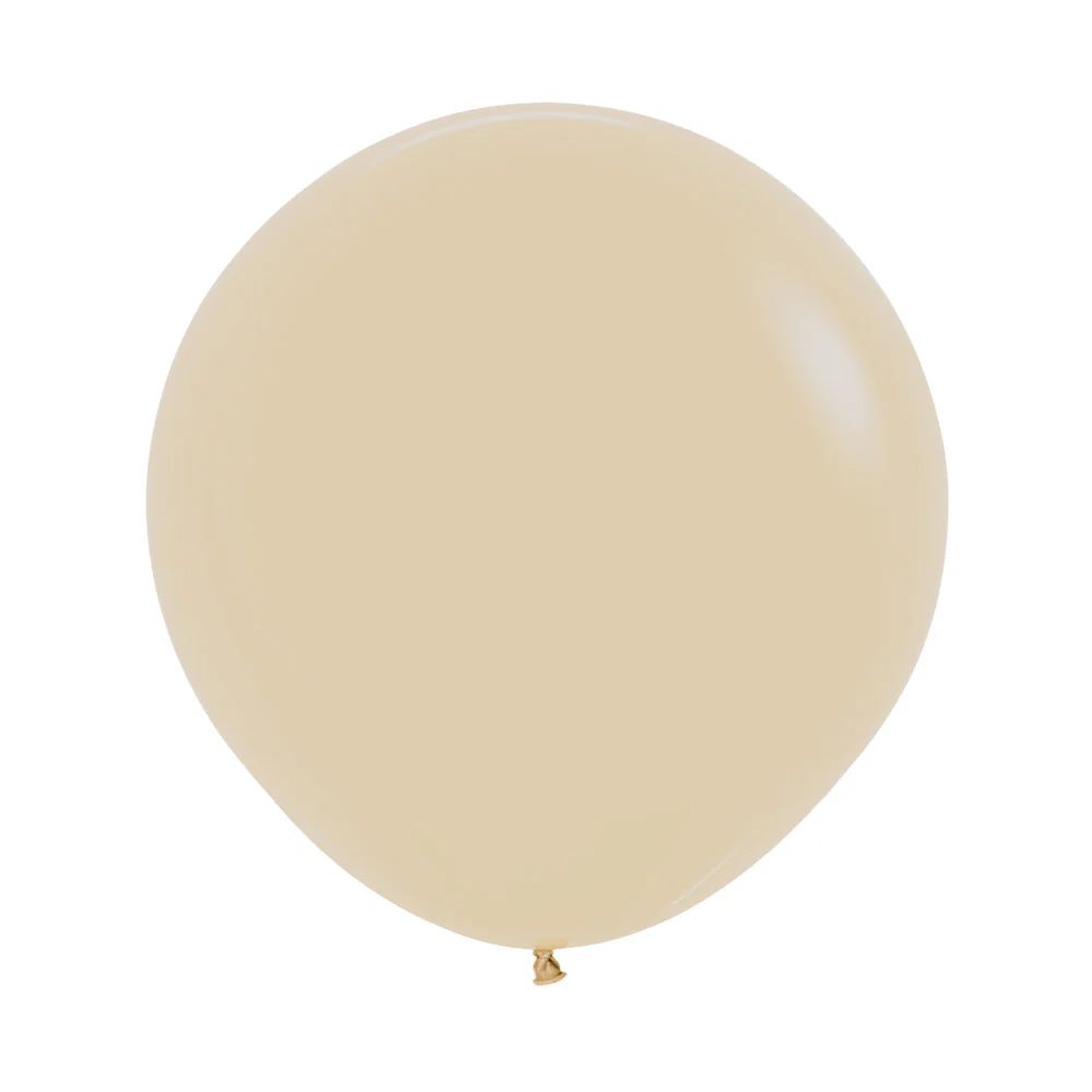 10 Balões latex R24 (60cm) - White Sand - 071
