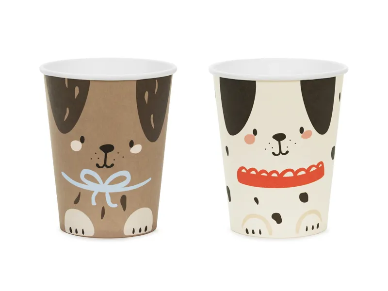 6 Copos 220ml Cães