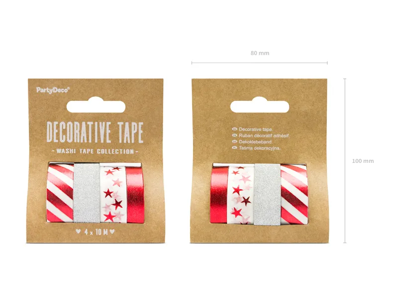 4 Fitas (tape) decoradas Natal