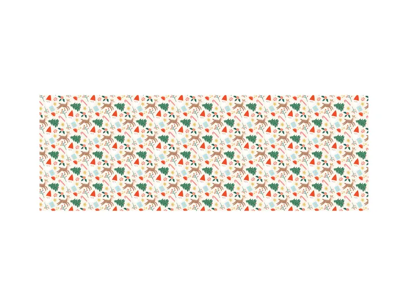 Papel de embrulho 70x200cm Natal